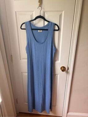 Pact Light Blue Sleeveless Maxi Dress